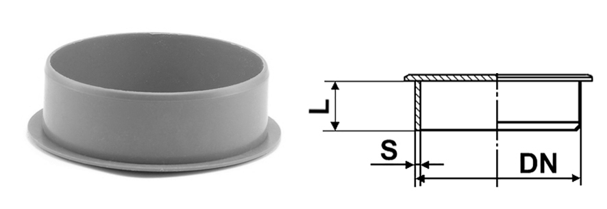 Заглушка 160 мм, ПП, VALROM